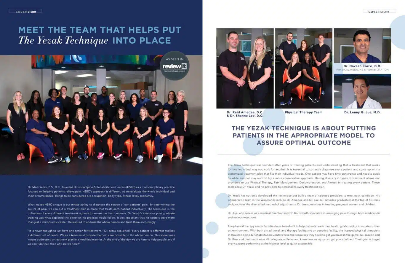 2 column graphic information of the Yezak Technique