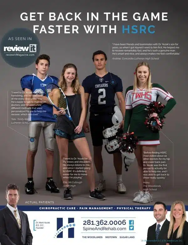 Spine and Rehab magazine graphic cover