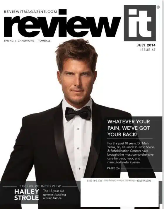 Review it magazine image of Dr. Mark Yezak