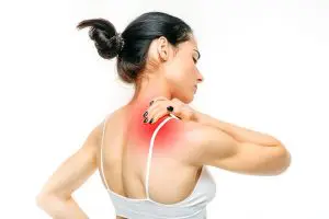 woman experiencing back pain from poor posture