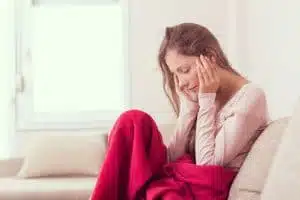 woman feeling disordered mood
