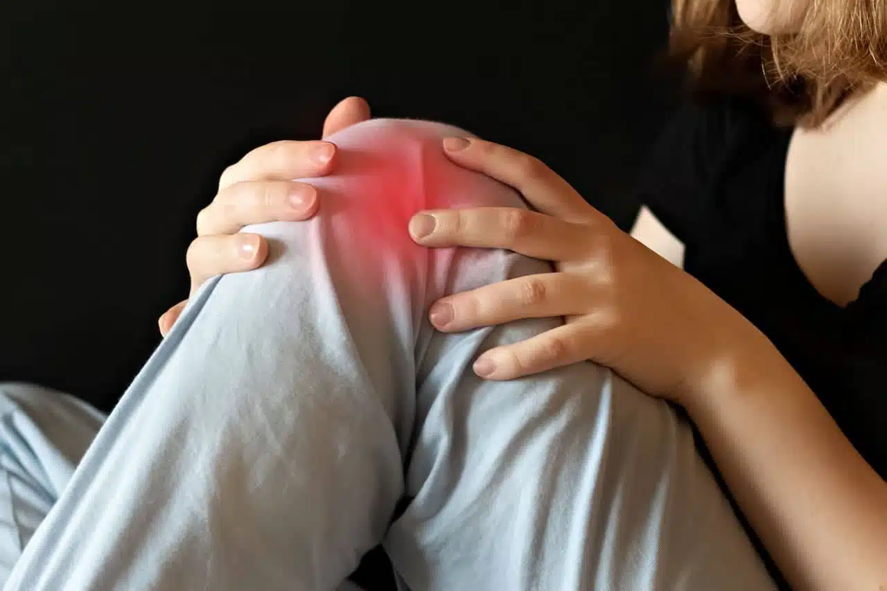 A woman suffers from Joint Pain problems.